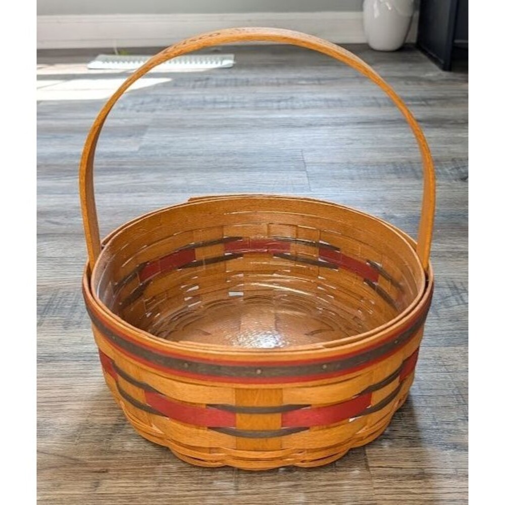 Longaberger 10'' Crisco All American Cookie Celebration Weaved Basket USA 1992